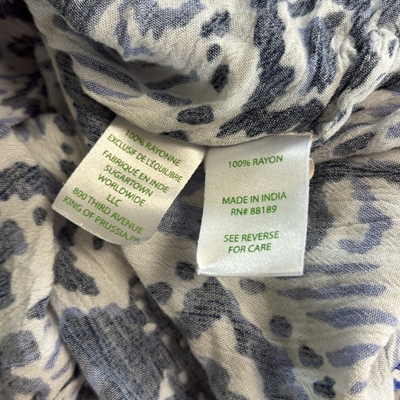 Lilly Pulitzer Nita Dress pompom blue white off shoulder summer cruise small - Picture 5 of 6